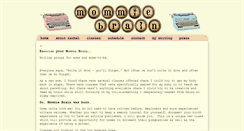 Desktop Screenshot of mommiebrain.com